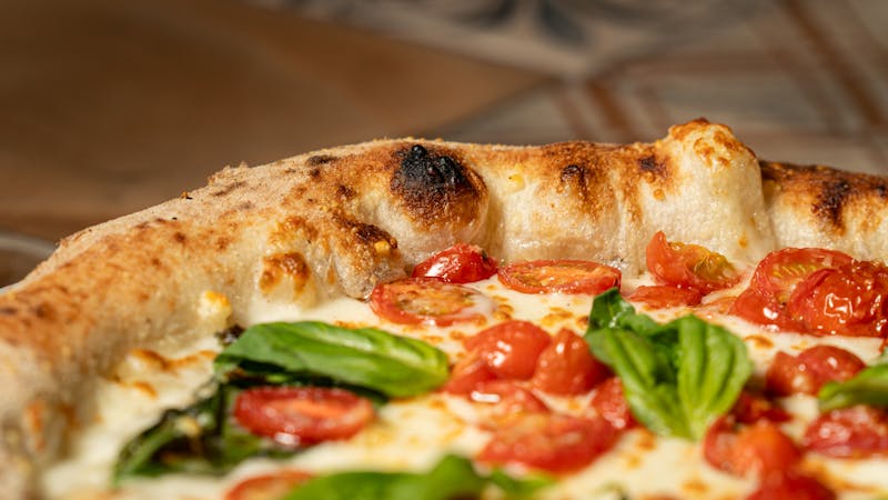 Fresh coal fired pizza